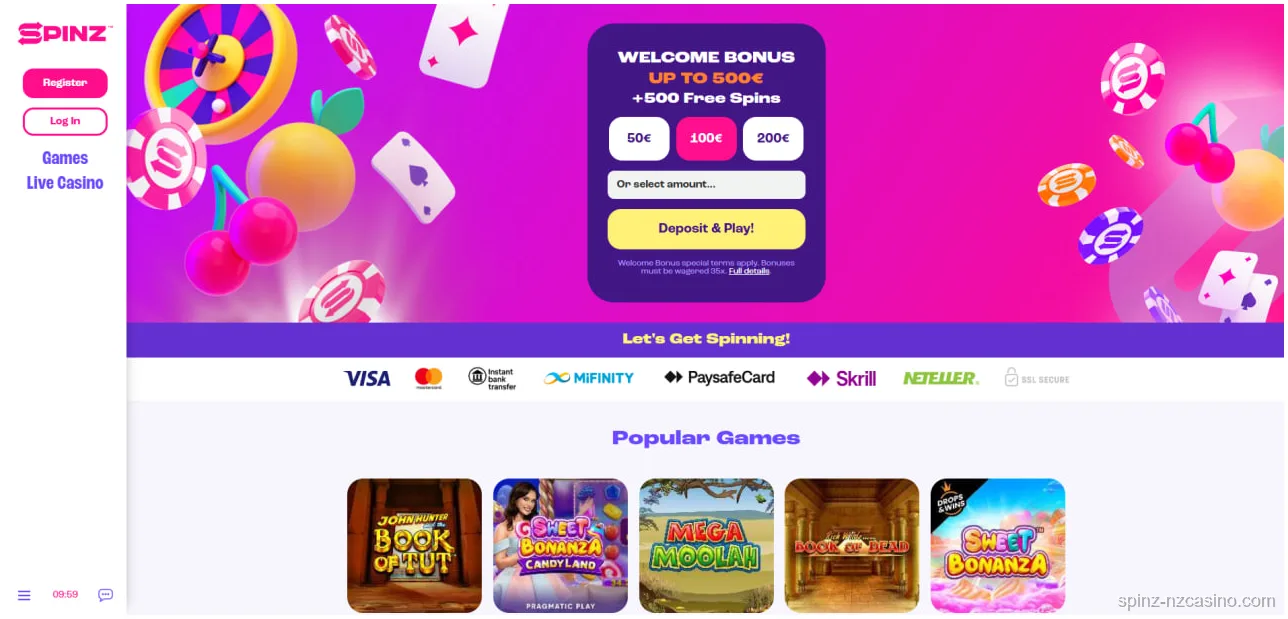 Spinz Casino NZ Complete Guide for New Zealand Players